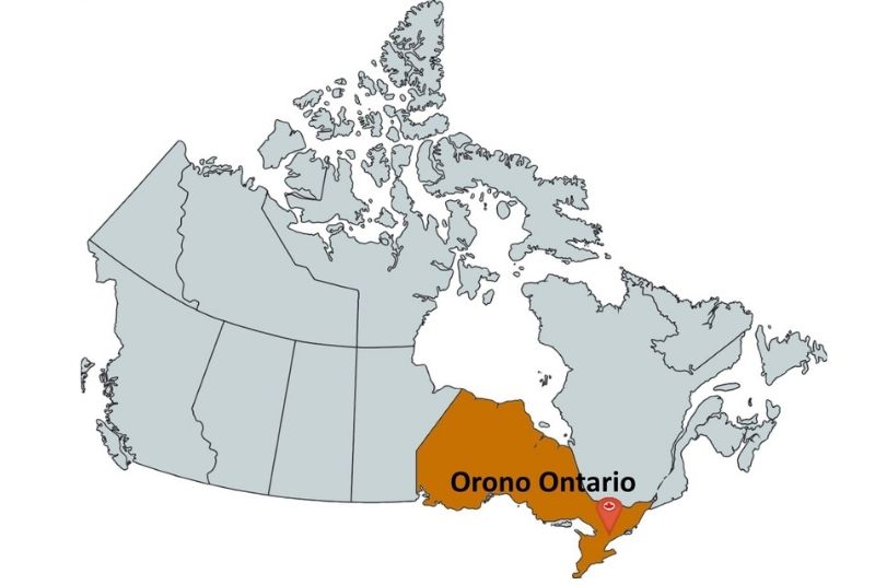 Ontario vị trí nằm ở đông nam Canada