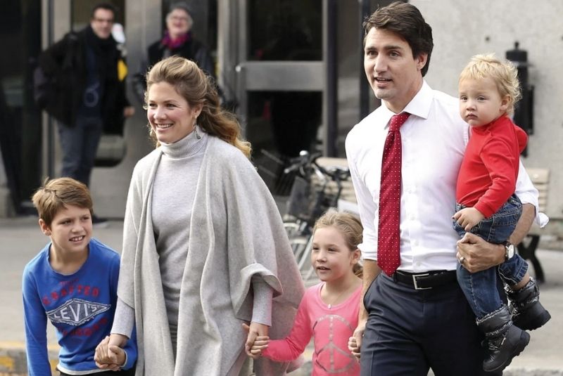 Gia đình thủ tướng Justin Trudeau