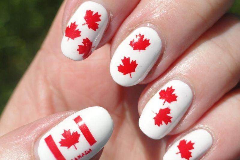 Làm nail Canada là một trong những kiểu vẽ móng để thể hiện tình yêu và lòng trung thành với quê hương Canada. Đó là một phong cách vẽ đẹp và lịch sự, cùng với việc sử dụng những màu sắc đặc trưng của quốc gia như đỏ trắng xanh sẽ làm cho bộ móng của bạn trở nên thu hút hơn bao giờ hết. Hãy xem bức ảnh liên quan đến làm nail Canada để tìm hiểu thêm về kiểu vẽ này và để chúng tôi giúp bạn trang trí bộ móng đẹp hoàn hảo.