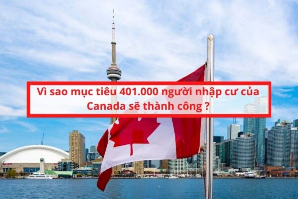 Mục tiêu 401000 người nhập cư Canada sẽ thành hiện thực