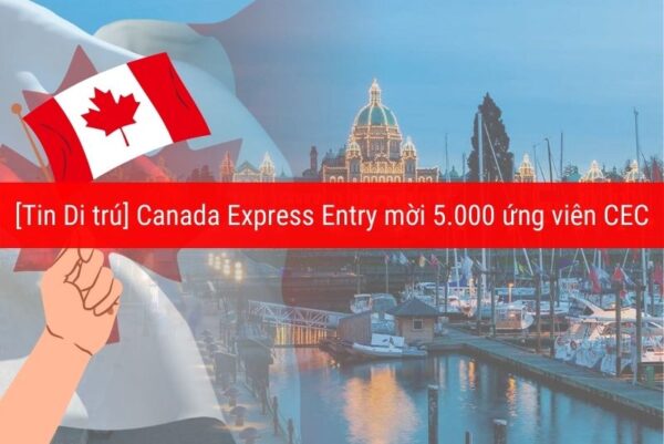 Canada mời 5000 ứng viên Express entry