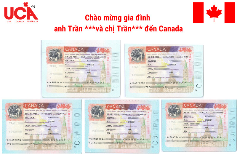Visa Canada cả gia đình sang định cư
