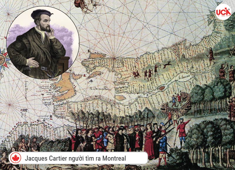 ngày 2 tháng 10 năm 1535, Jacques Cartier, người Pháp khám phá ra Montreal