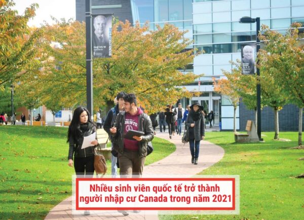 Nhiều sinh viên quốc tế trở thành người nhập cư Canada năm 2021