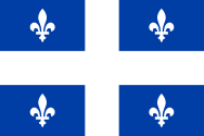 Lá cờ tỉnh bang Quebec Canada