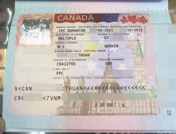 chúc mừng gia đình chị Thoa nhận được visa định cư Canada cho cả gia đình
